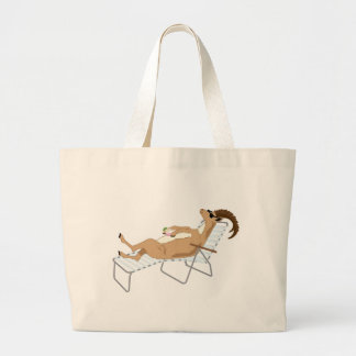 Bolso De Tela Gigante Caracteres del libro del símil del kiwi