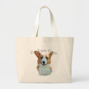 Bolso De Tela Gigante Cardigan Welsh Corgi Mom 2