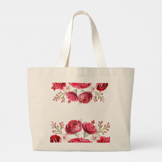 Bolso De Tela Gigante Cargar Grace en flor de nacimiento de enero a plen