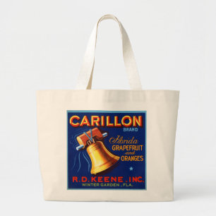 Bolso De Tela Gigante Carillon Brand Florida Grapefruit