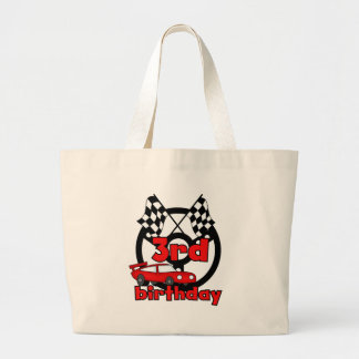 Bolso De Tela Gigante Carreras de coche 3 camisetas de cumpleaños y rega