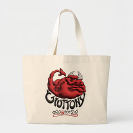 Bolso De Tela Gigante Carry Your Sin Gluttony 