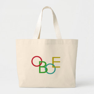 Bolso De Tela Gigante Cartas de OBOE