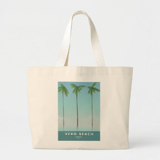 Bolso De Tela Gigante Cartel de viaje vintage de Vero Beach Florida