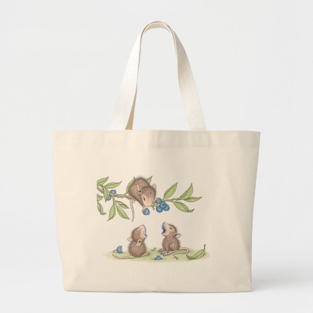 Bolso De Tela Gigante Casa-Ratón Designs® - (Frente)