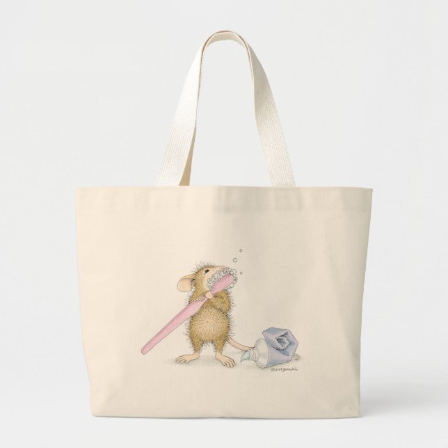 Bolso De Tela Gigante Casa-Ratón Designs® - tote enorme (Frente)