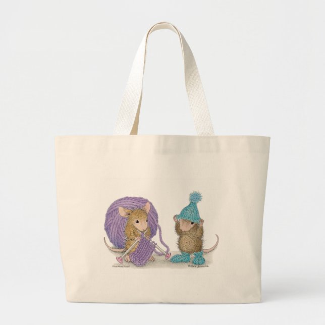 Bolso De Tela Gigante Casa-Ratón Designs® - tote enorme (Frente)