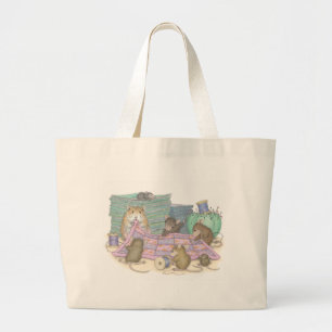 Bolso De Tela Gigante Casa-Ratón Designs® - tote enorme