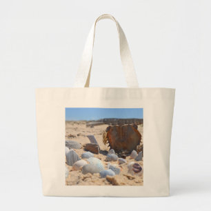 Bolso De Tela Gigante Casas de mar en la playa por Shirley Taylor