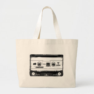 Bolso De Tela Gigante Cassette de arte pop