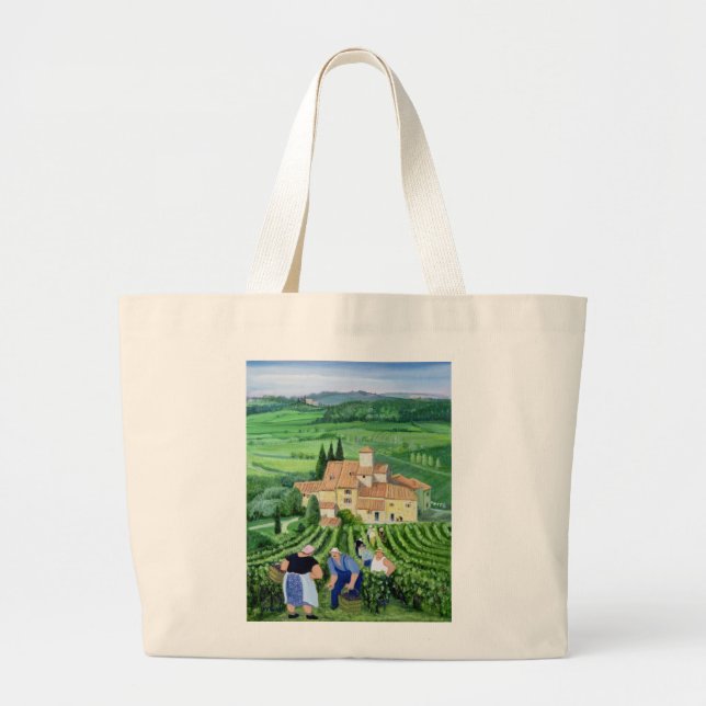 Bolso De Tela Gigante Castellina-en-Chianti (Frente)