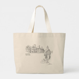 Bolso De Tela Gigante Castillo de Cornhill, Highlander, Scottie Dog Tote