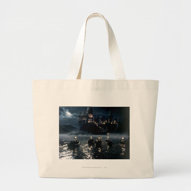Bolso De Tela Gigante Castillo de Harry Potter | Llegada a Hogwarts (Frente)