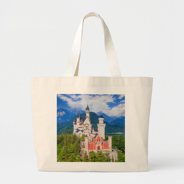 Bolso De Tela Gigante Castillo de Neuschwanstein Alemania (Frente)