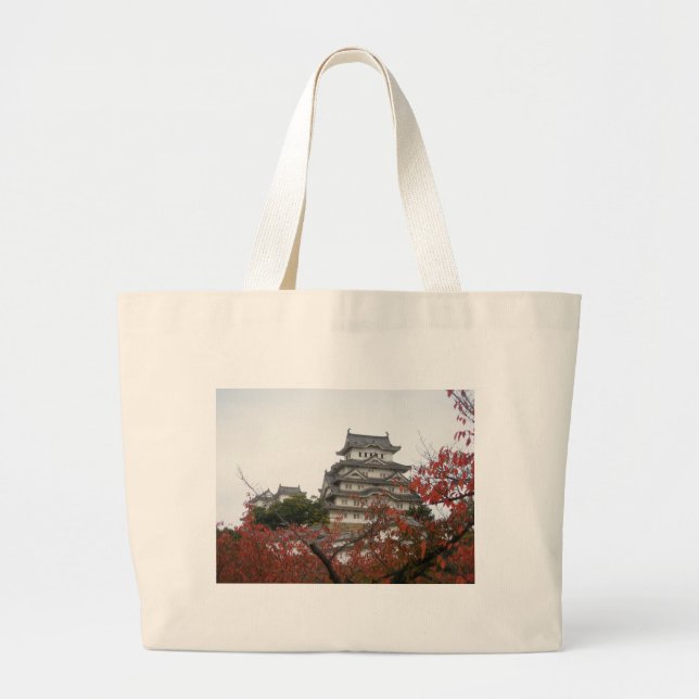 Bolso De Tela Gigante Castillo de Viajes Himeji (Frente)