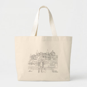 Bolso De Tela Gigante Castillo Dunrobin, Scotland Tote Bag
