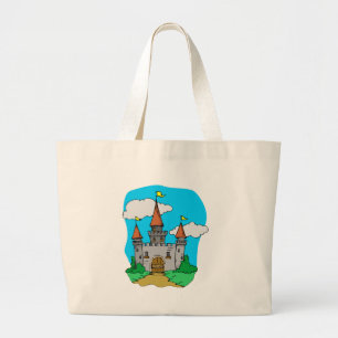 Bolso De Tela Gigante Castillo medieval