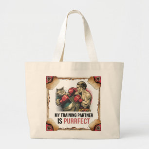 Bolso De Tela Gigante Cat Training Partner Classic Tote bag - Muay Thai