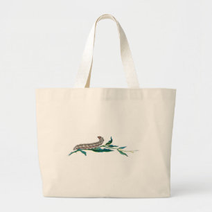 Bolso De Tela Gigante Caterpillar de Agrotis pronuba