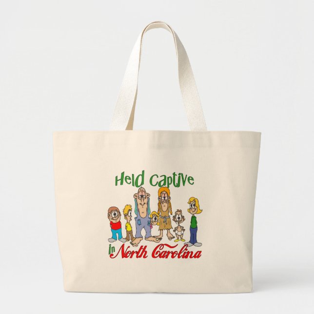 Bolso De Tela Gigante Cautivo en Carolina del Norte (Frente)