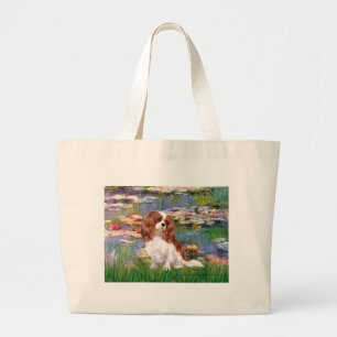 Bolso De Tela Gigante Cavalier 2 (bl) - Lilies 2