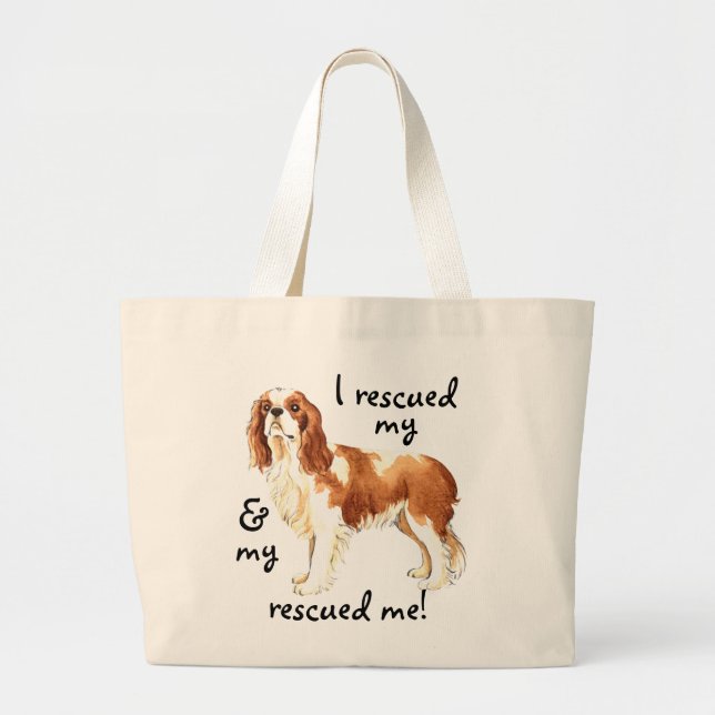 Bolso De Tela Gigante Cavalier de rescate (Frente)