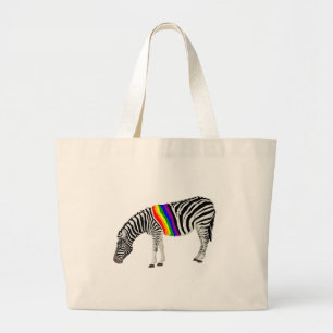 Bolso De Tela Gigante Cebra de LGBT