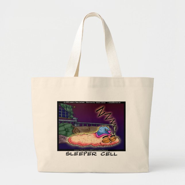 Bolso De Tela Gigante Celda Dorada Graciosa Regalos Tees & Collectibles (Frente)