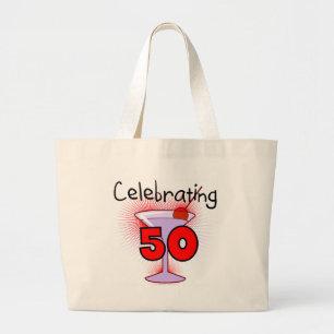 Bolso De Tela Gigante Celebración de 50 camisetas y regalos