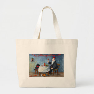 Bolso De Tela Gigante Celebración de la Navidad