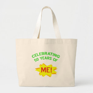 Bolso De Tela Gigante Celebrando 50 años de mí