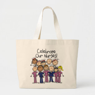 Bolso De Tela Gigante Celebrar a nuestras enfermeras