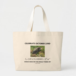 Bolso De Tela Gigante ¿Celebre el 23 de octubre en el cual el topo
