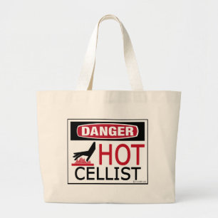 Bolso De Tela Gigante Cellista caliente