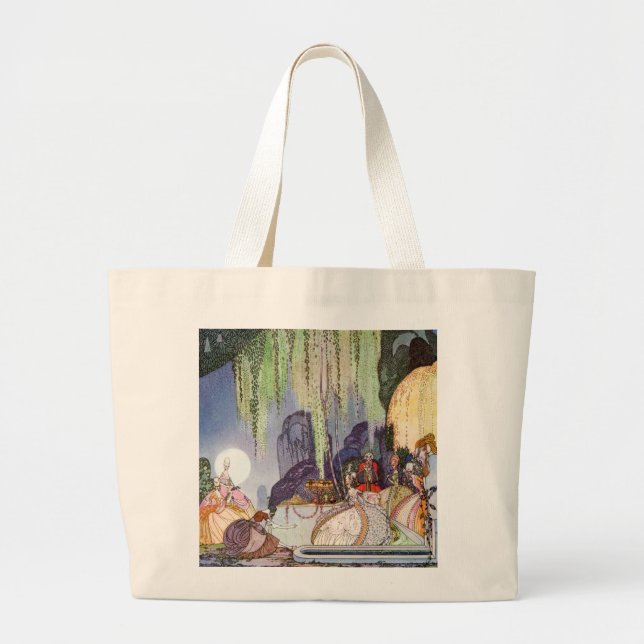 Bolso De Tela Gigante Cenicienta de Kay Nielsen en el baile (Frente)