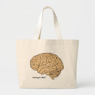 Bolso De Tela Gigante Cerebro humano: ¡Analízalo!