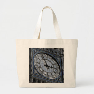 Bolso De Tela Gigante Cerrar Big Ben Clock Tower Travel Europe