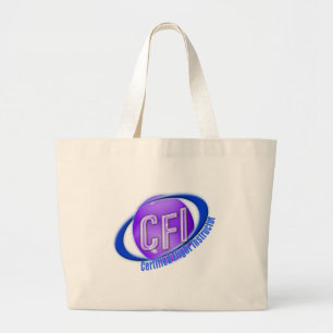BOLSO DE TELA GIGANTE CFI ORB SWOOSH LOGO CERTIFIED FLIGHT INSTRUCTOR