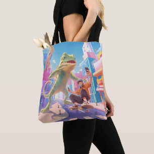 Bolso De Tela Gigante Chameleon - Ilustracion de la ciudad