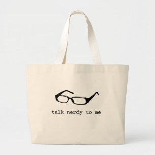 Bolso De Tela Gigante charla nerdy a mí