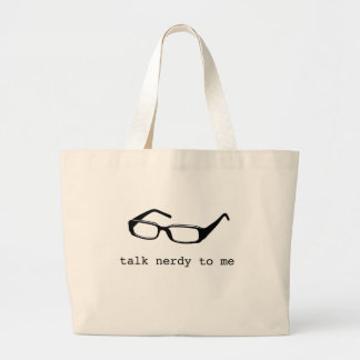 Bolso De Tela Gigante charla nerdy a mí
