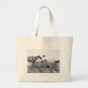 Bolso De Tela Gigante Charles Belden con el caballo y el cráneo