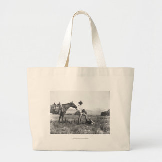 Bolso De Tela Gigante Charles Belden con el caballo y el cráneo