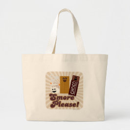 Bolso De Tela Gigante Cheeky Smore Please Campfire Dessert Cartoon