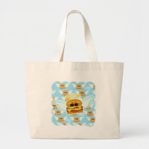 Bolso De Tela Gigante Cheeseburger Heaven