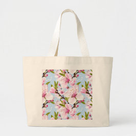 Bolso De Tela Gigante    Cherry Blossom
