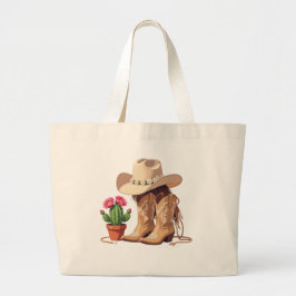 Bolso De Tela Gigante Chic Gen Z Western Boho Cowgirl Fashion Accessory