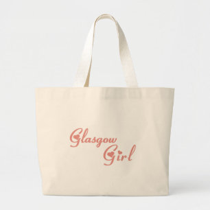 Bolso De Tela Gigante Chica de Glasgow