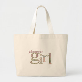 Bolso De Tela Gigante Chica del encanto