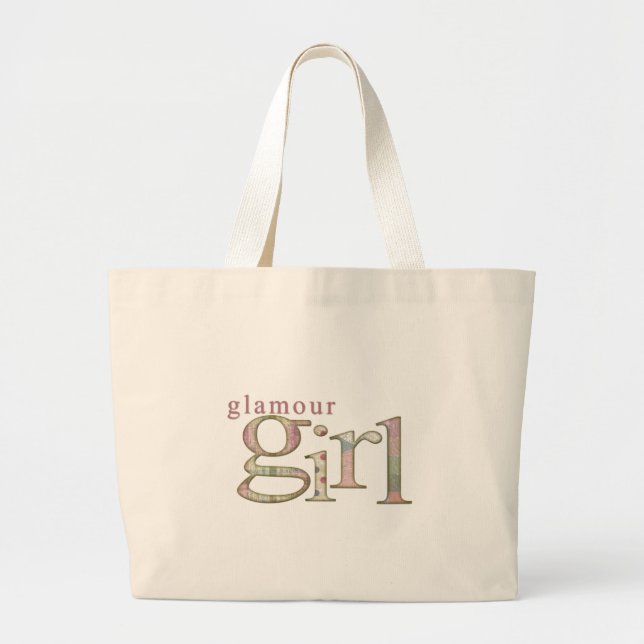 Bolso De Tela Gigante Chica del encanto (Frente)